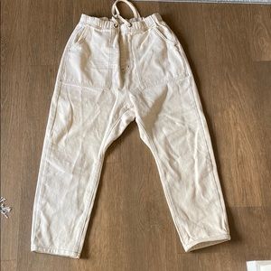 NEW One Teaspoon drawstring cream pants